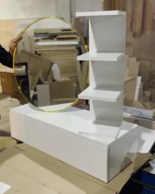 Coiffeuse 80/30 cm بدون مرآة